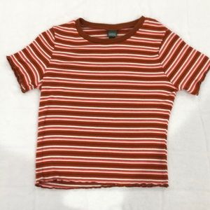 Striped crop top